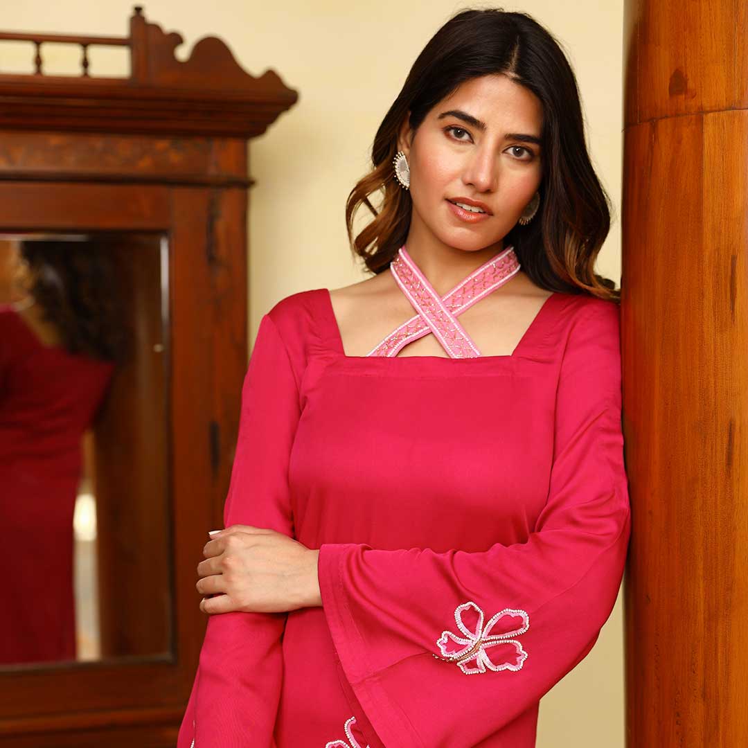 Vibrant Blossom Patiyala Suit Set