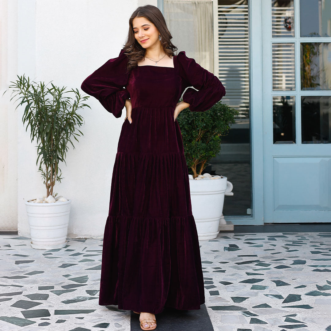 Amal Clooney's Red Velvet Gown | POPSUGAR Fashion UK